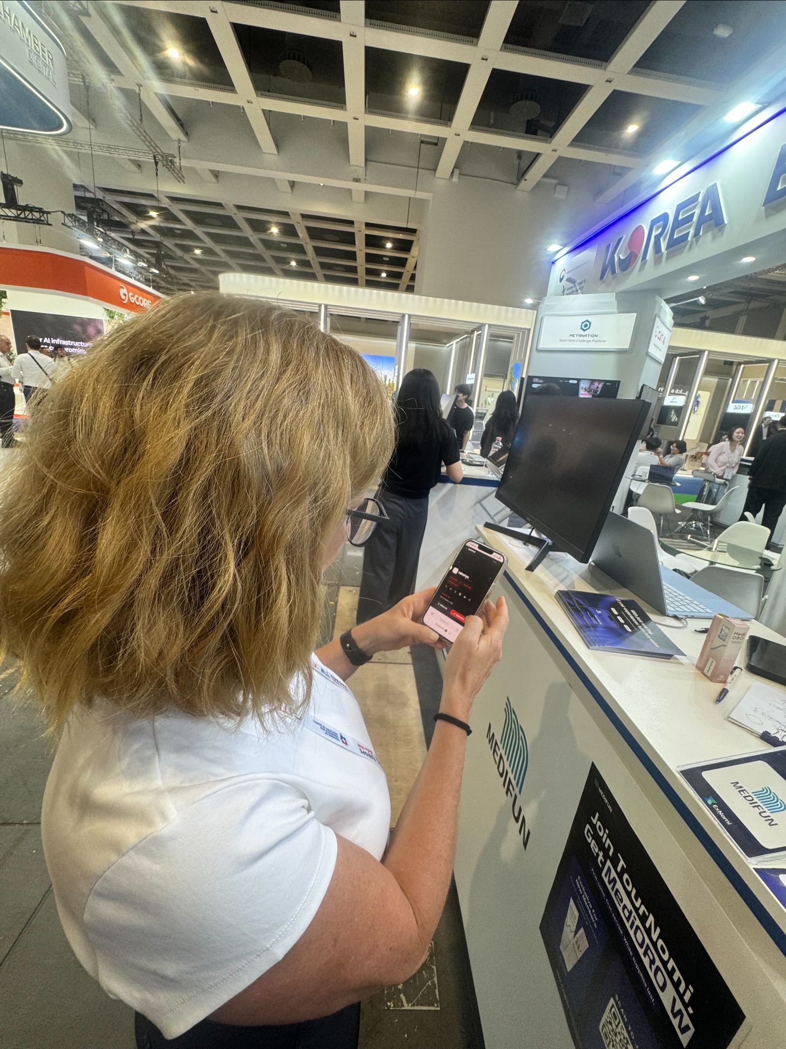 GITEX AI EUROPE 2026 · Korea Blockchain Pavilion 현장 사진 3