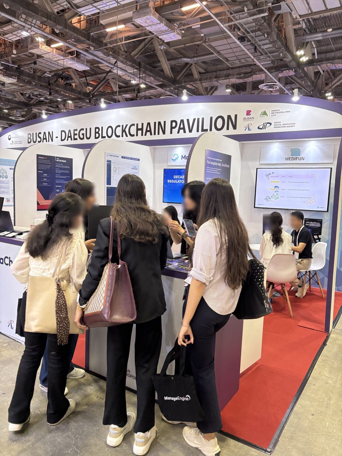 GITEX AI ASIA 2026 · Korea Blockchain Pavilion 현장 사진 2